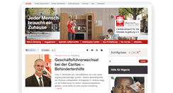 Desktop Screenshot of caritas-augsburg.de
